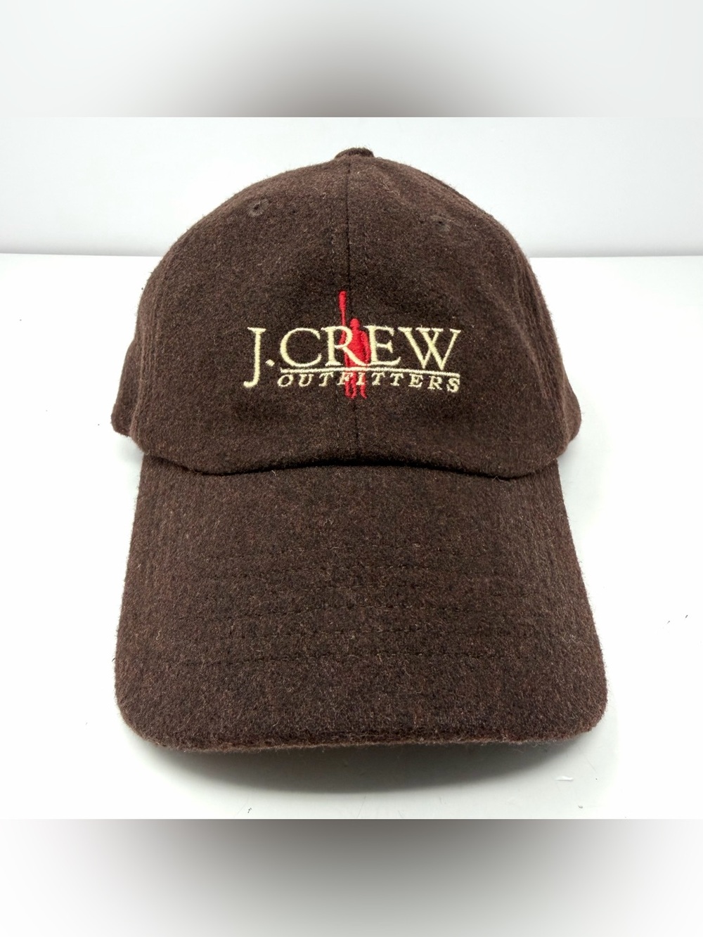 J Crew Outfitters Oarsman Wool Blend Baseball Hat Cap Brown Heritage Retro Style